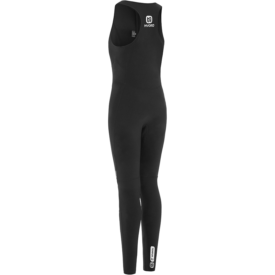 2025 Nyord Womens Tempus 2/2mm Front Zip Long Jane Wetsuit N04BA00012 - Black